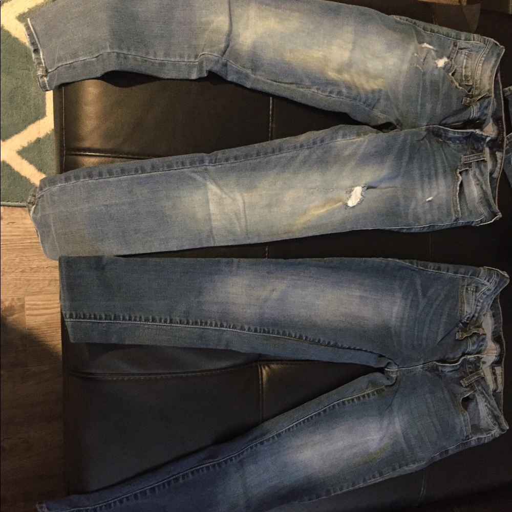 2 pairs Aeropostale sz 4 jeggins EUC - Picture 2 of 6